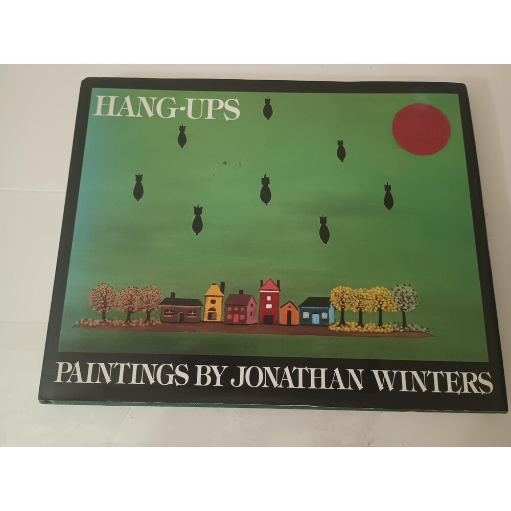 Jonathan Winters Hang-Ups 1988 1st Edition 1st Printing HC DJ Made in Italy